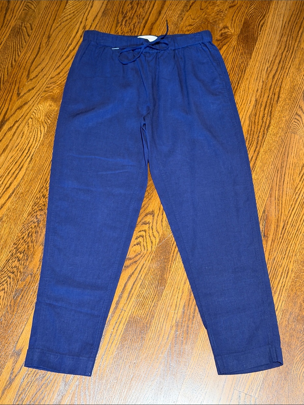 NWT Joie Deep Blue Drawstring Chinos (originally $228)